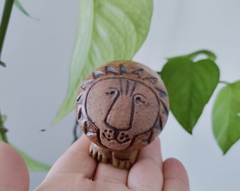 置物 Lisa Larson / Sjolejon / Gustavsberg Vintage SEA LION Sjölejon by Lisa Larson From the Noaks Ark Serie