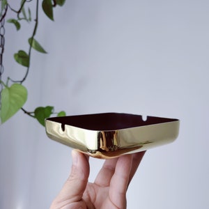 Eldon Emphasis 6000 Vintage 80&#39;s Ashtray Gold Metal