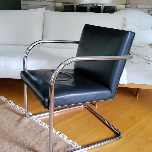 Vintage Mies Van Der Rohe Brno Chrome Chair MCM Decor Knoll Thonet