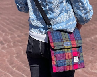 Pink Satchel Bag / Crossbody Satchel. Colourful bag makes excellent Summer Handbag