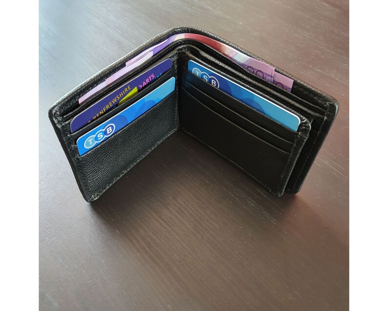 Men's Cloth Wallet in Green Harris Tweed. Trifold Wallet / Etsy