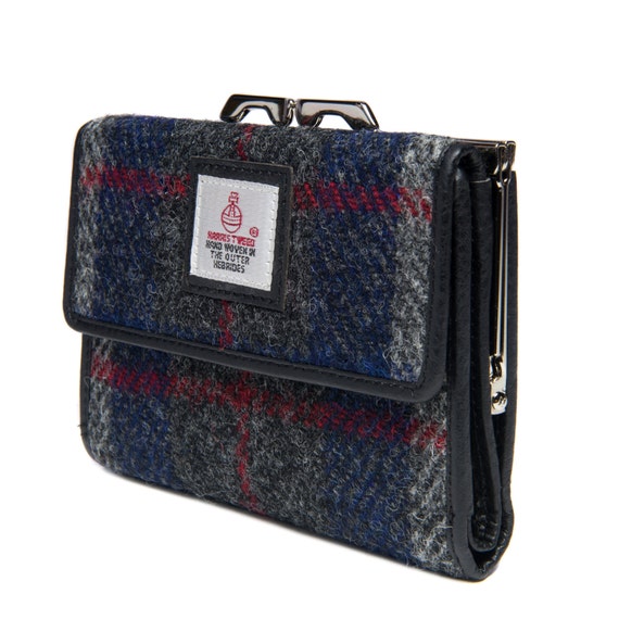 harris tweed clasp purse