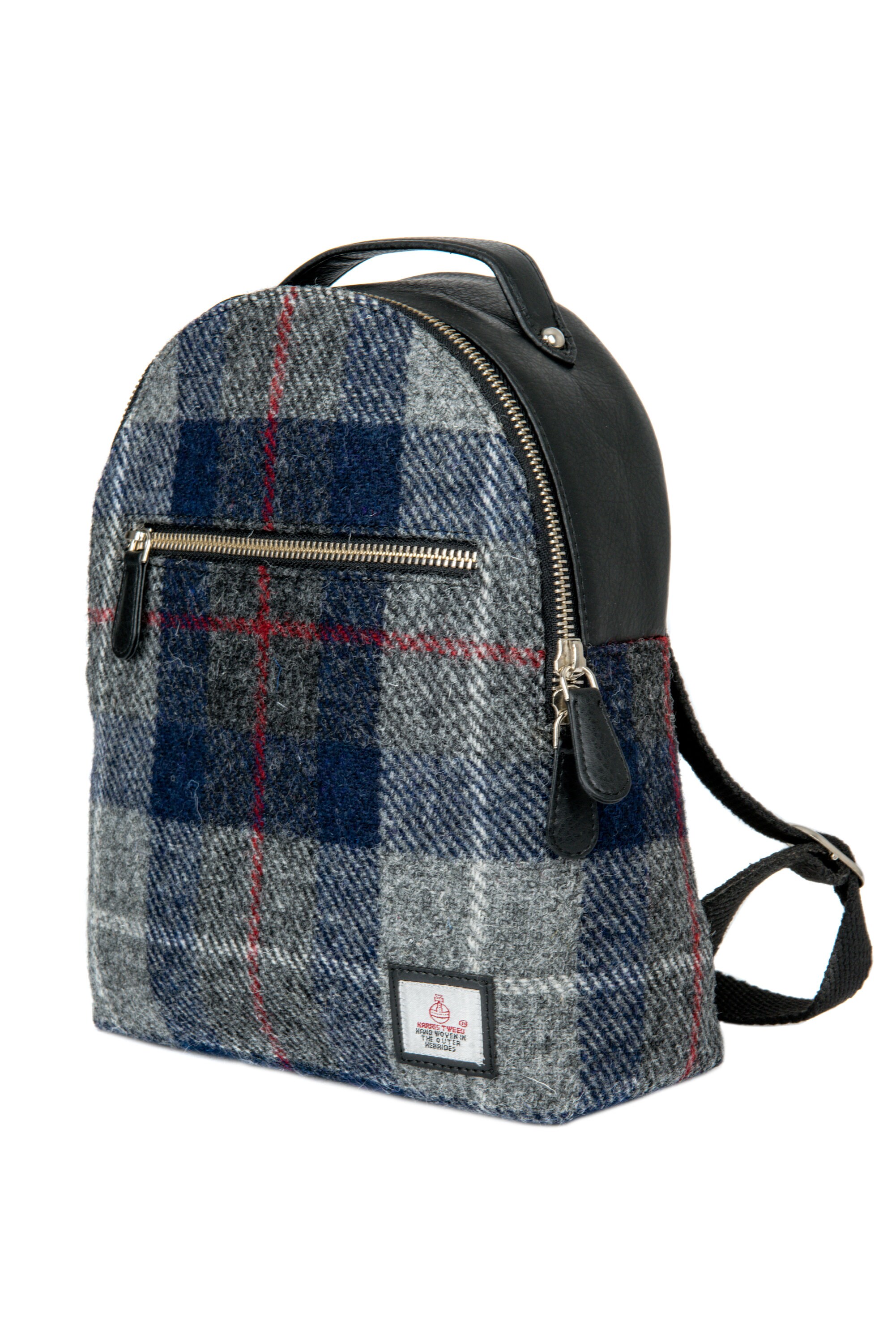 Mini Backpack Purse in Blue Harris Tweed Small Backpack - Etsy UK
