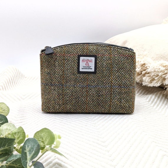 TWEED MAKE-UP POUCH SMALL LIGHT BLUE TWEED MAKE-UP POUCH SMALL LIGHT BLUE