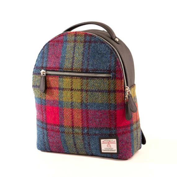harris tweed mini backpack