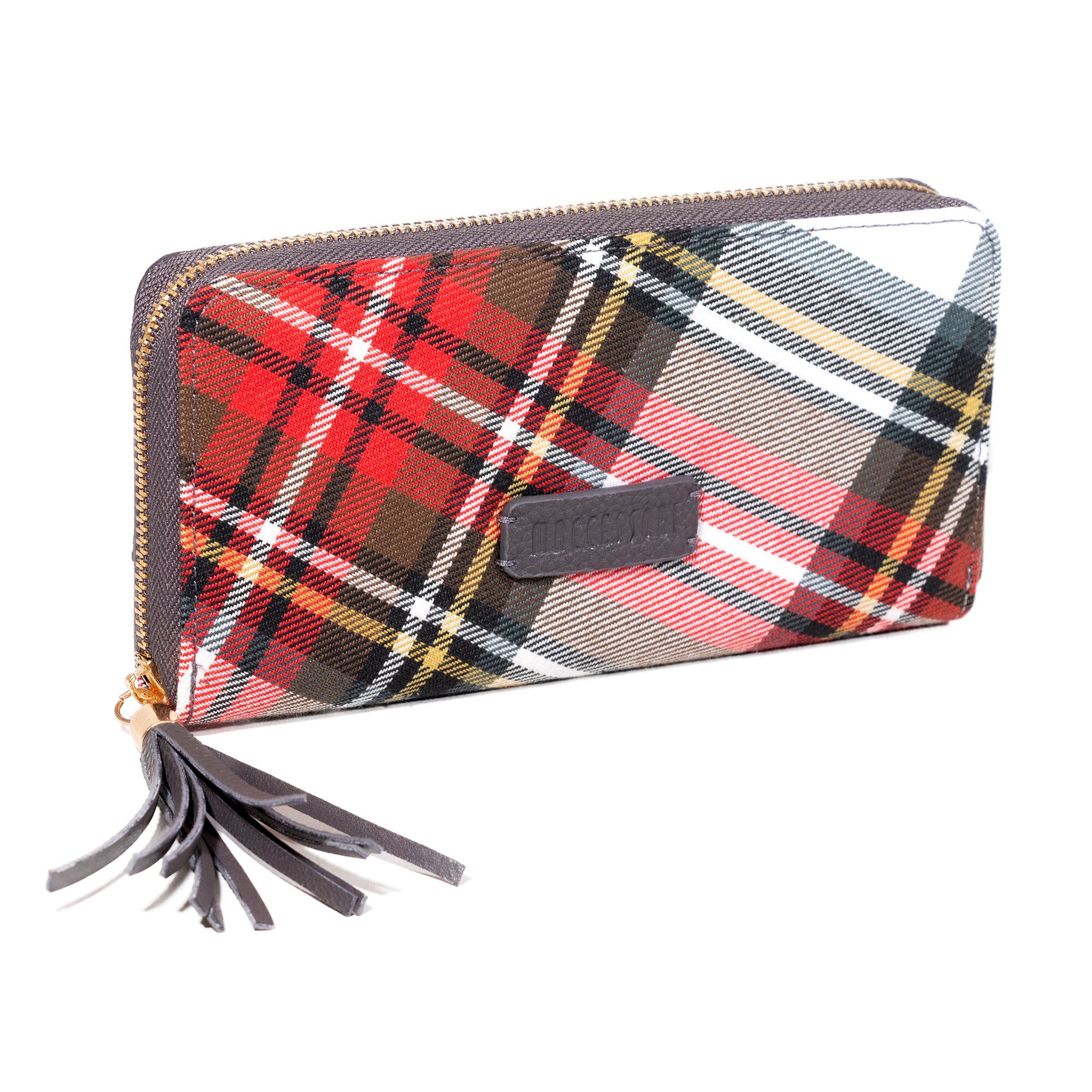 plaid wallets