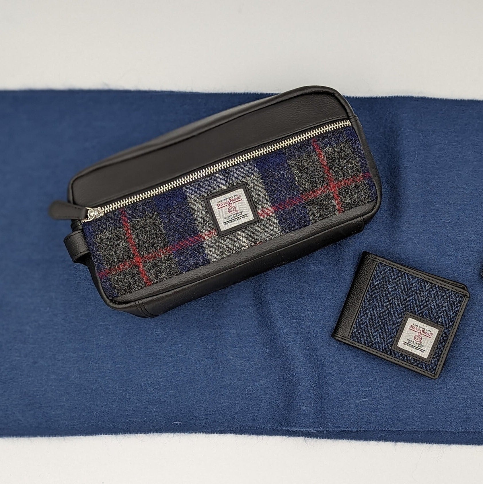 Dopp Kits Harris Tweed Toiletry Bag Plaid Dopp Bag Johnny Hair Care