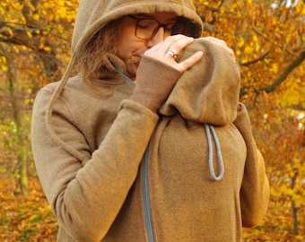 Manteau, veste de portage bébé 3en1 en coton | FROGGY STYLE babywearing | Porte-Bébé, Echarpe de portage, Maternité, pour enfant, vetement