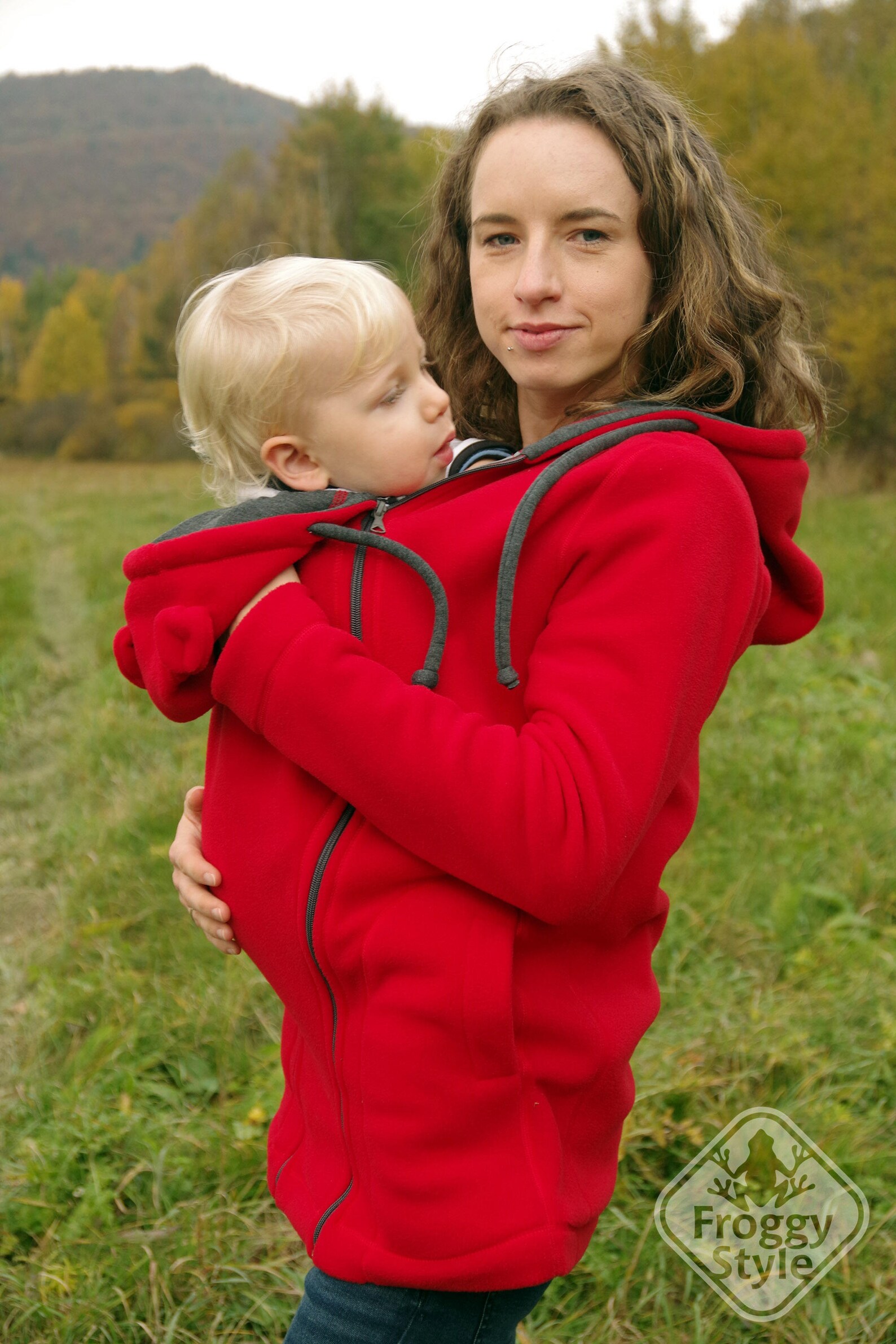 Versatile Polar FLEECE Baby Wearing Coat Baby Carrier Cover Etsy