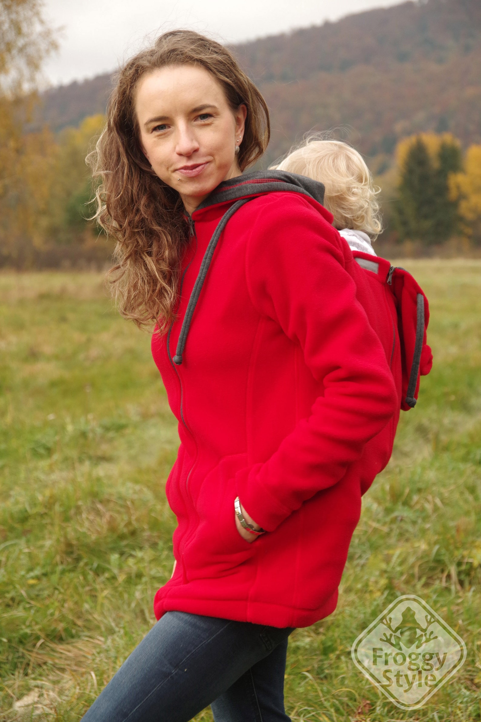 Versatile Polar FLEECE Baby Wearing Coat Baby Carrier Cover Etsy