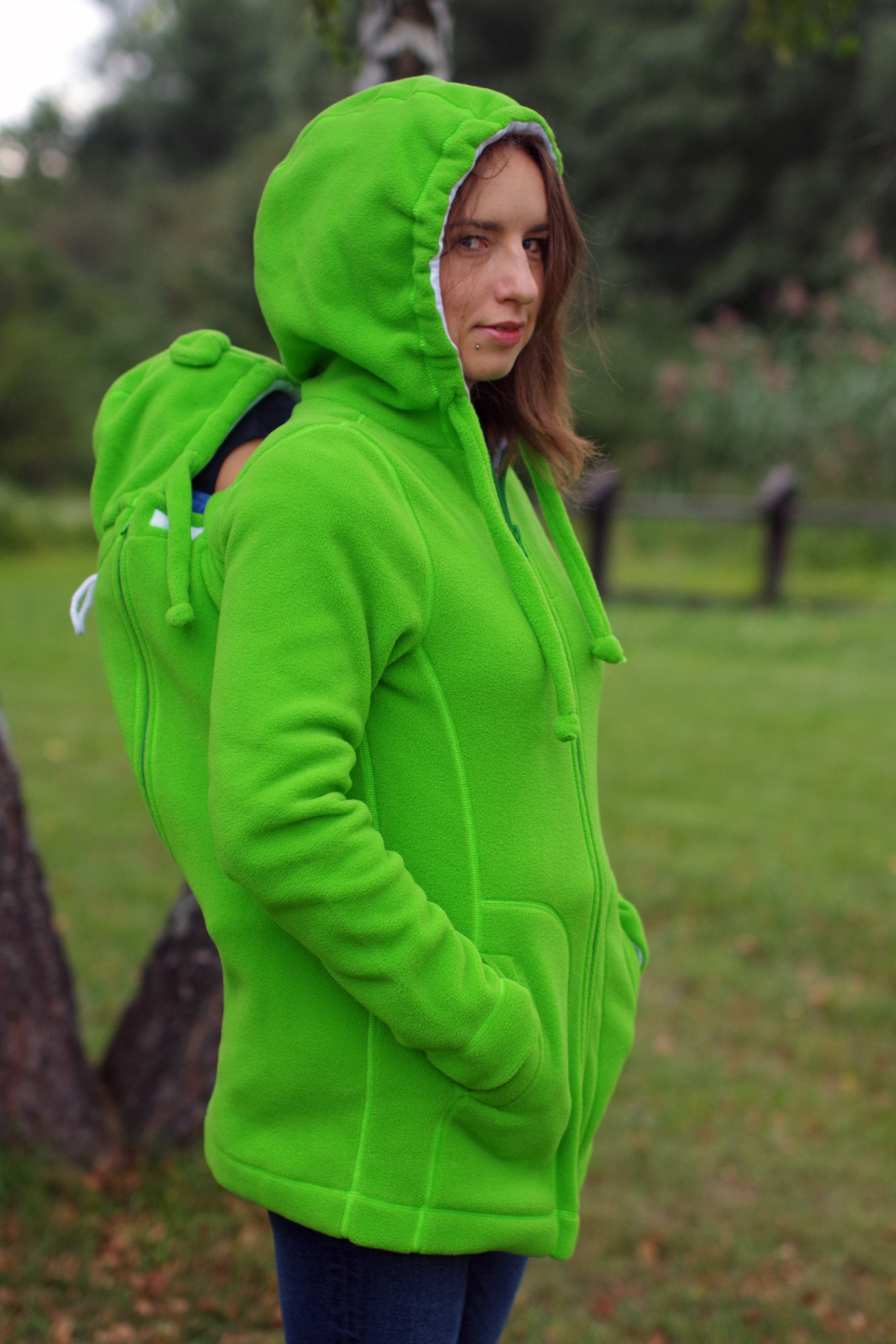 Versatile polar FLEECE baby wearing coat baby carrier tula Etsy