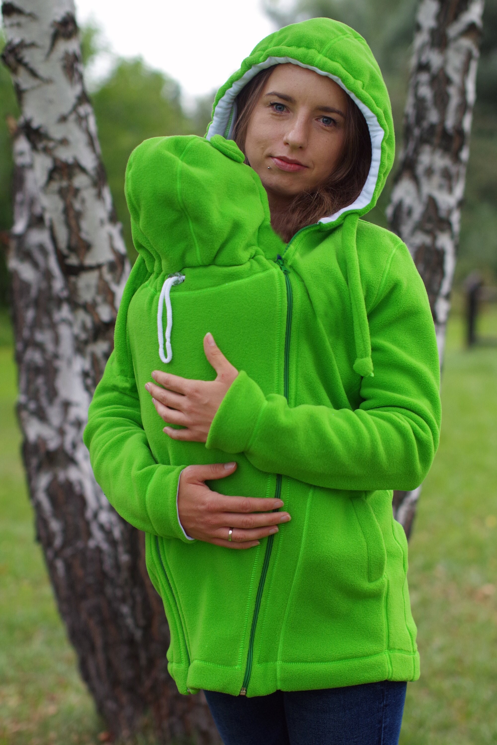 Tragejacke Fleece Mama Tragejacke Winter Tragejacken Jacke