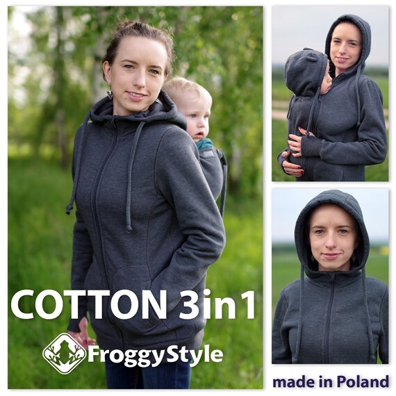 babywearing fleece hoodie