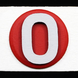 Ohio State Wood Brooch
