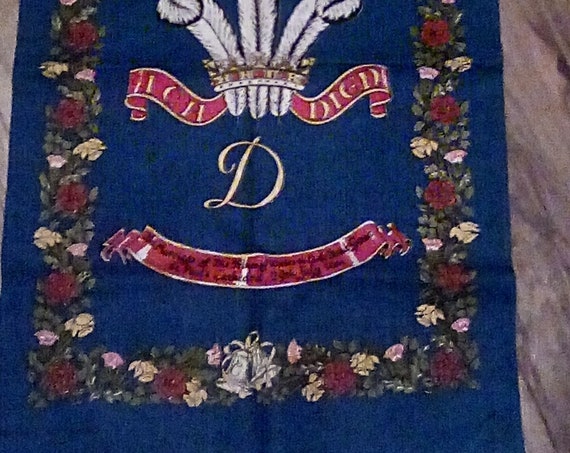 Charles and Diana Royal Wedding Tea Towel, Cotton/linen Souvenir Tea Towel of the Royal Wedding 1981