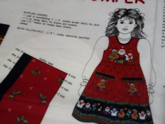 Girls Christmas Jumper Panel, VIP Cranston Girls Christmas Jumper, Christmas Novelty Panel