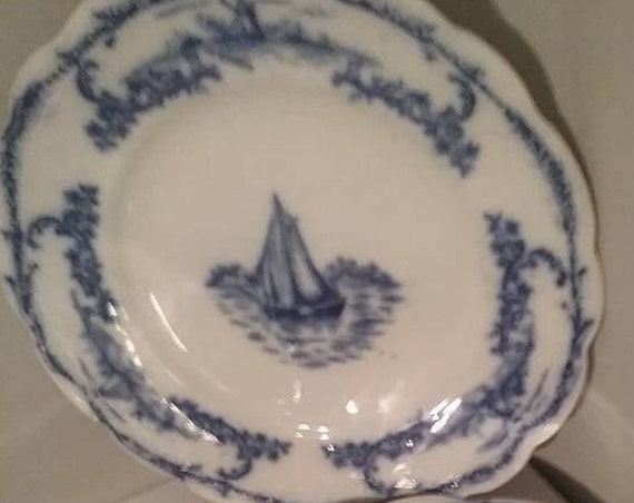 Delft Plates by F. Winkle & Co. England, Three Dessert
