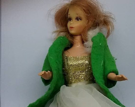 Vintage Walking Mattel Jamie Doll, 1967 Patent