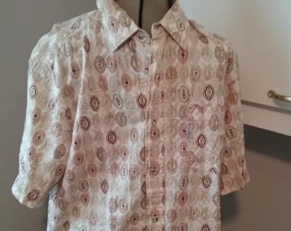 Men's Vintage Sports Shirt, Men's Vintage Columbia Sportswear Company Casual Shirt, Columbia Short Sleeve Sports Shirt, Retro Sports Shirt