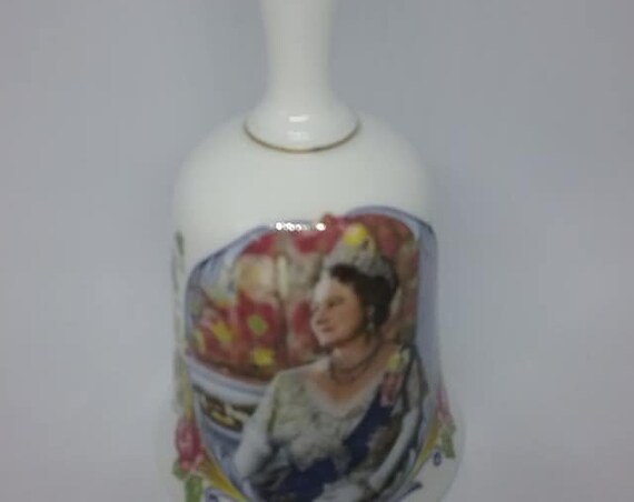 Royal Commemorative Bell, Royal Staffordshire,for 80th Birthday