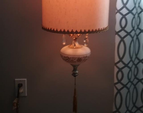 Mid Century Modern Swag Lamp, Pendant Light