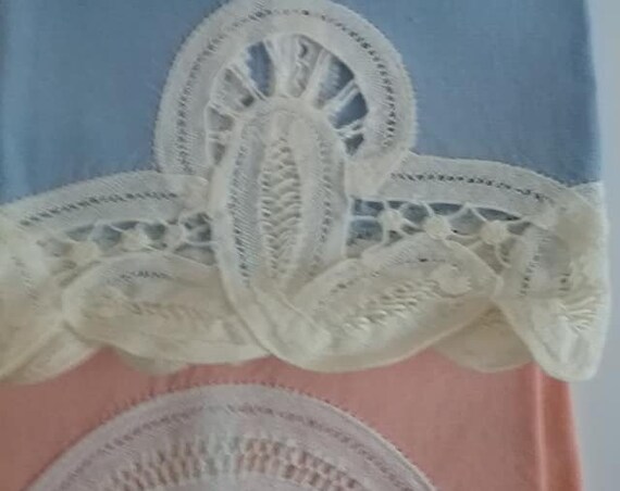 Vintage Irish Linen Napkins with Madeira Napkins