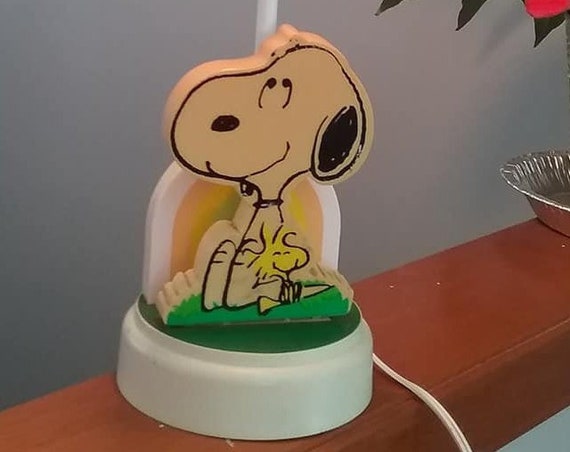 Vintage Snoopy Lamp, Peanuts Charlie Brown