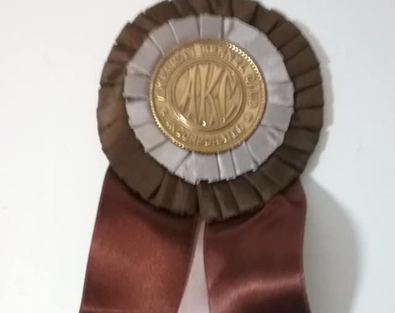 Vintage 1950's Dog Show Ribbon