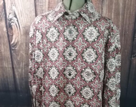 Vintage Perry Ellis Long Sleeve Shirt