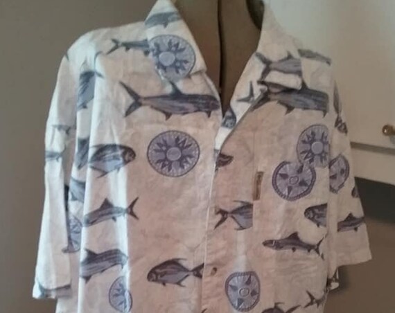Vintage Men's Sports Shirt, Vintage Men's Vintage Columbia Short Sleeve Sport Shirt, Men's Vintage Short Sleeve Buttoned Casual Shirt,