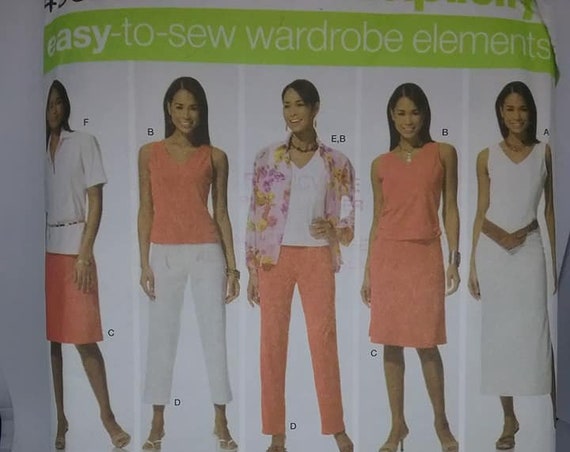 Plus Size Wardrobe, Simplicity Sewing Pattern 4992, Uncut,