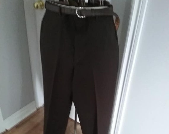 Vintage 1970's Men's Brown Trouser, Towncraft