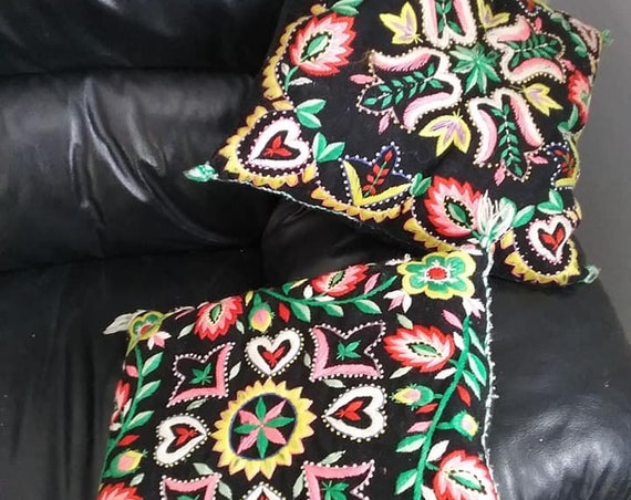 Vintage Bohemian Style Decorative Pillows, Boho