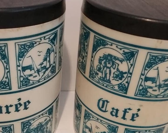 Vintage French Canister Set