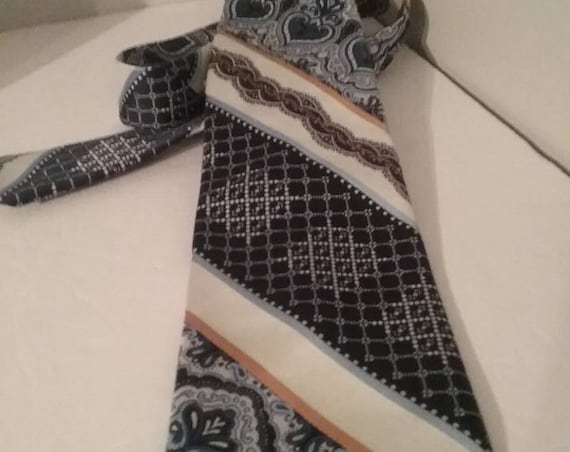 1970s Men's Wide Tie, by Pierre Cardin