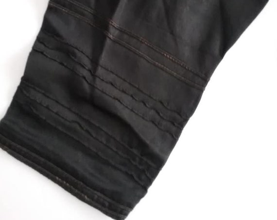 Edwardian Black Silk Blouse