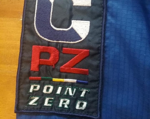 1990's Men's Point Zero Outerwear, CODE FLAG, Nylon with Hood