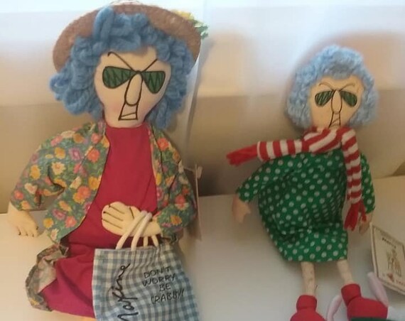 Vintage Hallmark Maxine Dolls, 2 by Dankin