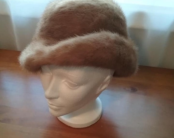 Vintage Woman's Mink Hat, LUNA Montreal