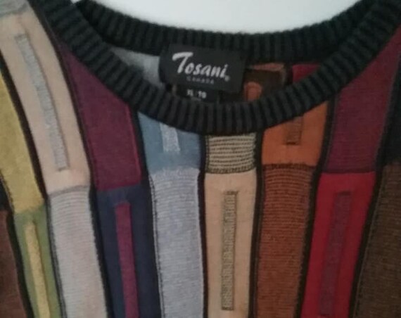 Men's Vintage Coogi Style Sweater, by Tosani