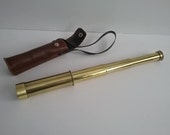 Vintage Brass Telescope