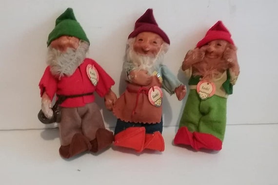 Steiff Collector Gnomes, Gucki,Lucki,and Pucki