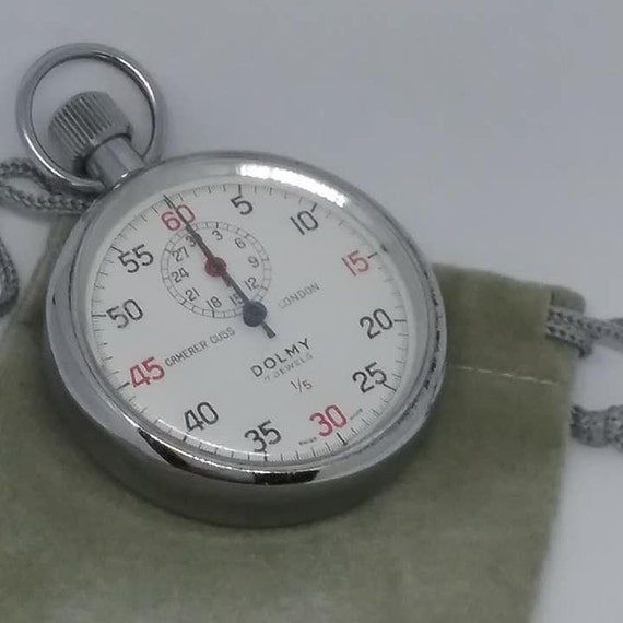 Vintage Swiss Pocket Stop Watch