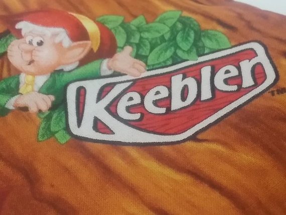 Novelty Material, Keebler Elf Cookies, Cotton Quilting Fabric