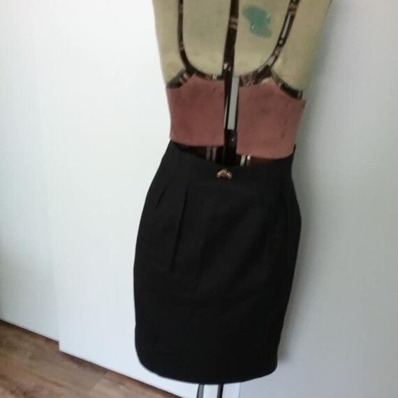 Vintage Virgin Wool Pencil Skirt, Denise Petites