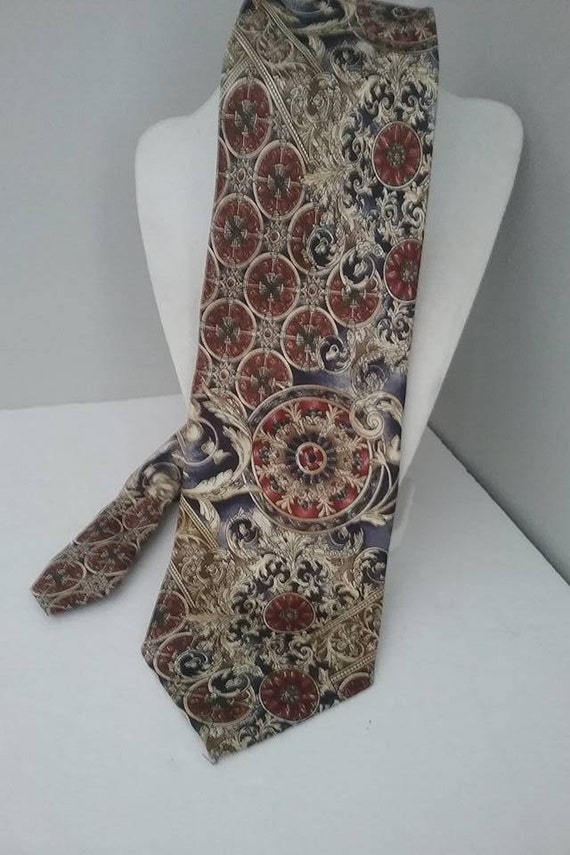 Vintage Men's Silk Tie, Bialucci Imported Silk