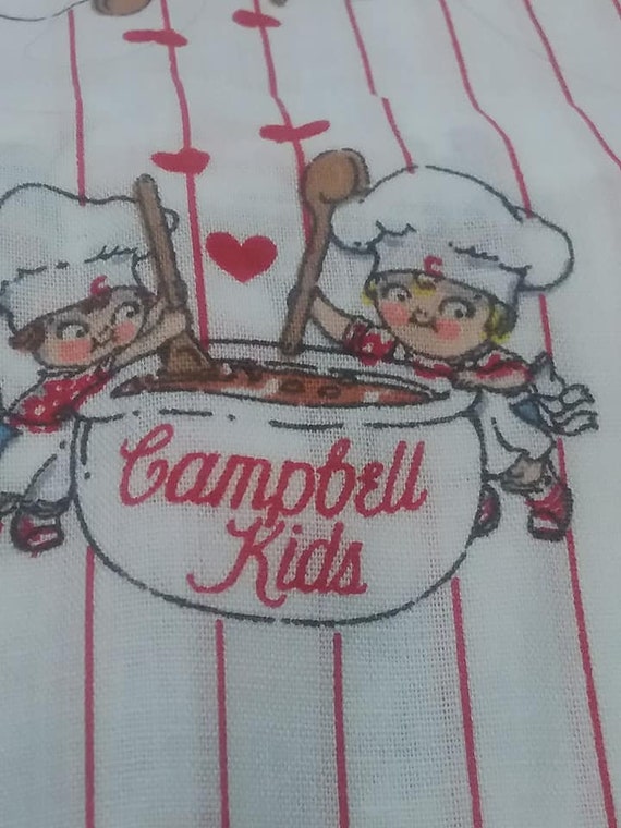 Cotton Novelty Material, Campbell Soup Kids, 2.5 Yards Fabric