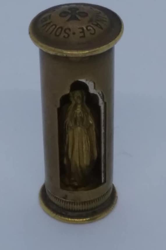 Religious Antique Pocket Shrine, Holy Mary