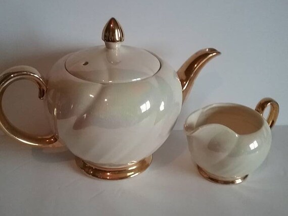 Vintage Lustre Glaze Teapot, Ellgreave Burslem, England.