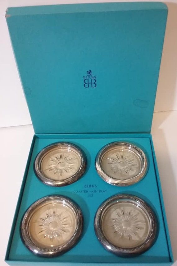 Vintage Birk's High-end Ashtray or Coaster Set